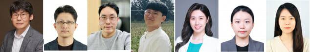 필로타 연구진. 왼쪽부터 KAIST 이승재 교수, 연세대 서진수 교수, 생명연 이광표 박사, KAIST 이종선 박사, 김은지 박사, 생명연 이보라 박사, 연세대 이혜인 박사.