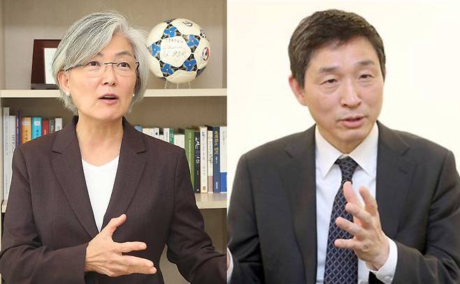 주미대사에 내정된 강경화 전 외교부 장관(왼쪽), 주일대사에 내정된 이혁 전 주베트남 대사. 동아일보 DB