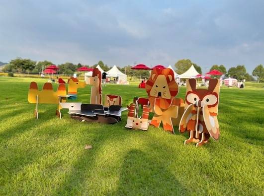 아토이의 글자로 만드는 한글동물원.