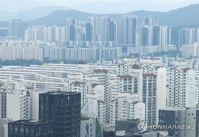 서울 아파트 전경. 연합뉴스