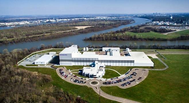 효성중공업 미국 테네시주 멤피스 초고압 변압기 공장. 사진=효성중공업