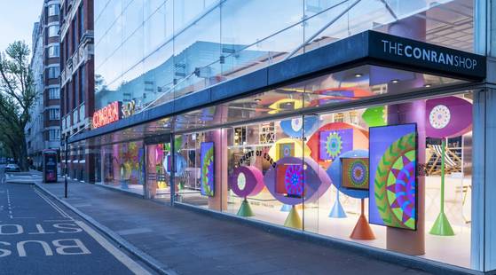LG Electronics showcases a special exhibition of its LG OLED evo in collaboration with renowned artist Yinka Ilori at The Conran Shop's premium lifestyle store in Chelsea, London, through June 24.