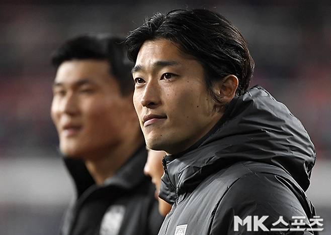 덴마크 미트윌란에서 활약 중인 국가대표팀 스트라이커 조규성. 사진=천정환 기자