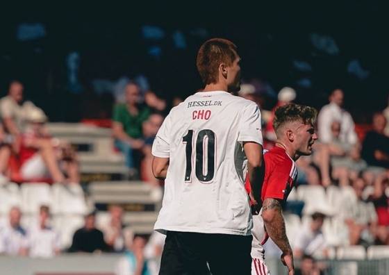 조규성. /사진=미트윌란 공식 SNS 갈무리