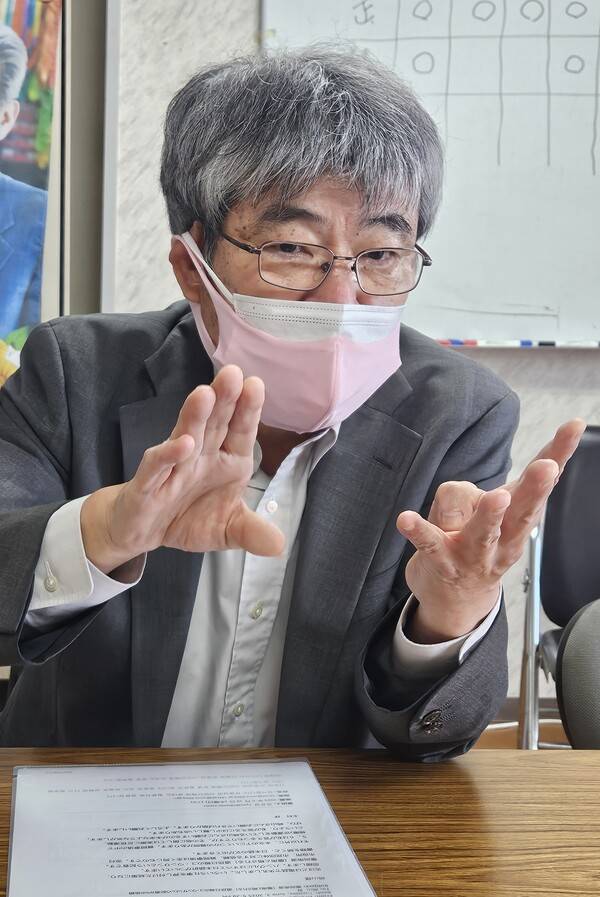 사키야마 노보루 나가사키 인권평화자료관 관장. /유은상 기자