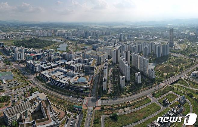 전남 나주 빛가람혁신도시 전경.(나주시 제공) ⓒ News1 박영래 기자