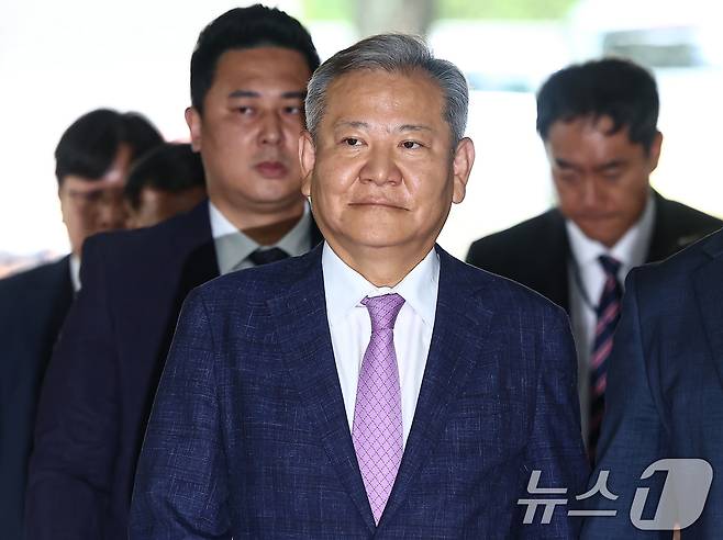 12·3 비상계엄 당시 '언론사 단전·단수'를 지시한 의혹을 받는 이상민 전 행정안전부 장관. 2025.7.31/뉴스1 ⓒ News1 김도우 기자