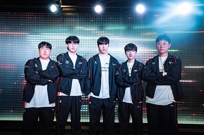 한화생명e스포츠 선수단. 사진 | LCK