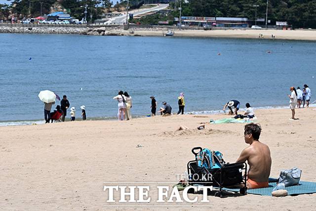 일사량이 많은 해수욕장의 일 평균 기온은 인근보다 평균 0.2~0.3도 더 높았다. 다만 기상상황에 따라 바다에서 육지로 해풍이 불어올 경우 기온이 크게 내려갔다. 경북 영덕군 장사해수욕장에서는 해풍이 부는 경우 순간적으로 기온이 약 4.0도 떨어지는 현상이 관측됐다. /남용희 기자