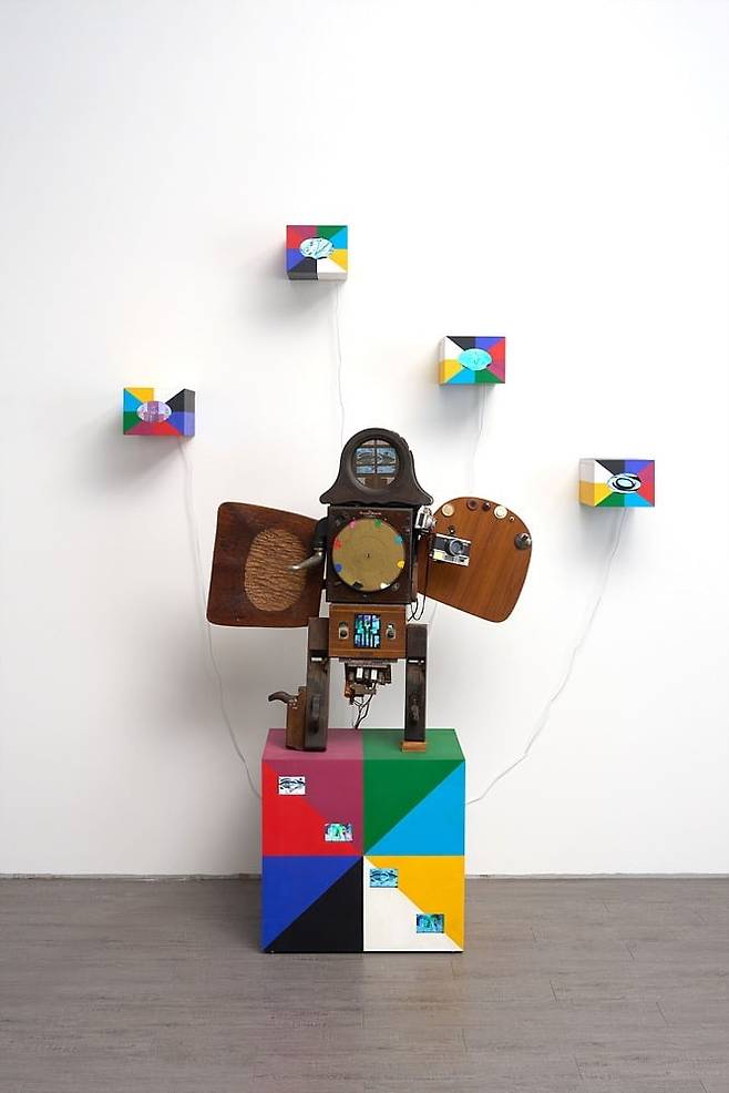 백남준 작가의 비디오 아트(사진=프리즈서울2025)