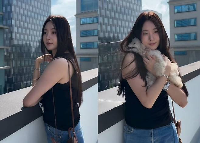 김사랑 소셜 계정 캡처