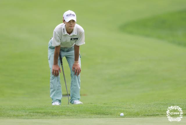 최근 선전을 이어가고 있는 박성현. 사진 제공=KLPGA