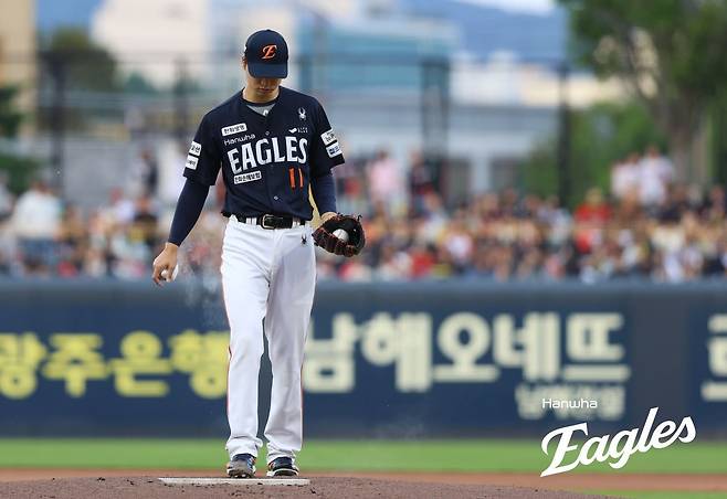 한화 엄상백. 사진제공｜한화 이글스
