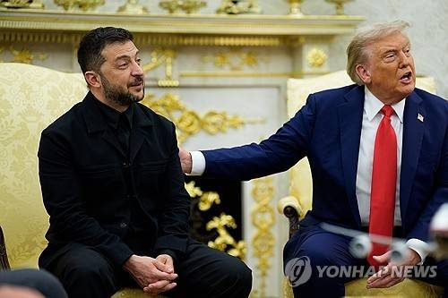젤렌스키 대통령과 트럼프 대통령 [EPA 연합뉴스 자료사진. 재판매 및 DB 금지]
