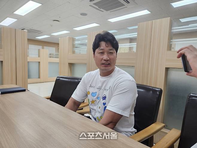 삼성 오승환이 13일 대구삼성라이온즈파크에서 2025 KBO리그 KIA전에 앞서 인터뷰에 응했다. 대구 | 김동영 기자 raining99@sportsseoul.com