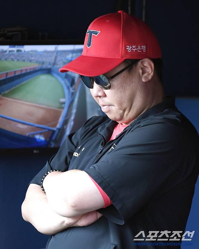 17일 서울 잠실구장에서 열린 KIA-두산전. KIA 이범호 감독. 잠실=정재근 기자 cjg@sportschosun.com/2025.8.17/