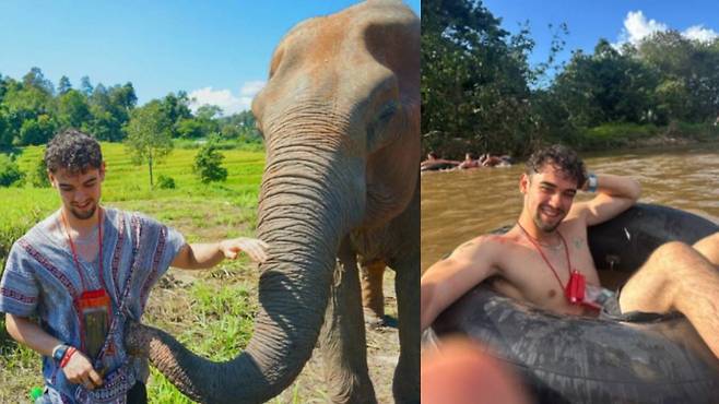 칼럼 맥도널드가 라오스 여행 중 찍은 사진들 / BBC 보도화면 캡처