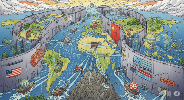 주요 국가가 데이터 주권을 강화하며 글로벌 데이터 이동에 장벽을 세우고 있다. (사진=구글 제미나이)