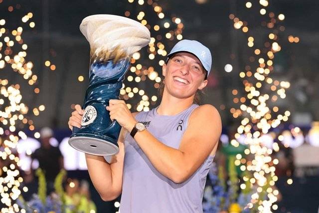 개인 처음으로 신시내티 오픈 정상을 차지한 이가 시비옹테크. 사진 출처 대회 홈페이지