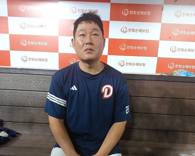 두산 주장 양의지는 "1%의 확률만 있다면 포스트시즌 진출을 포기하지 않겠다"고 말했다. 대전=김식 기자
