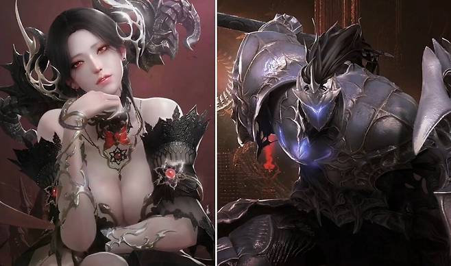 ▲ 카제로스 4막의 보스 에키드나와 아르모체