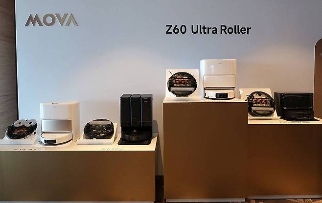 모바가 선보인 주요 로봇청소기 / 출처=IT동아