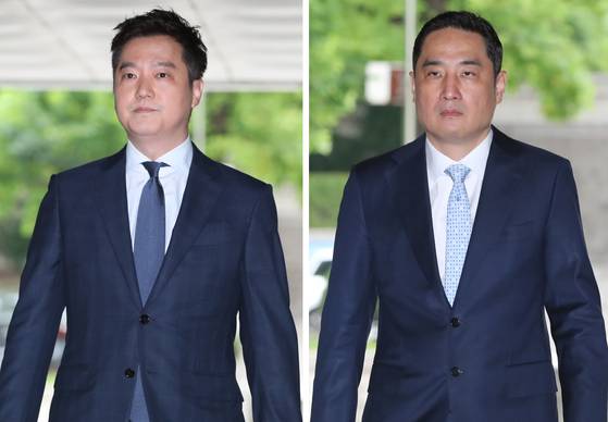 김세의 가세연 대표(왼쪽)와 강용석 법무법인 넥스트로 대표변호사. 뉴스1