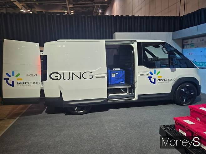 PV5는 뛰어난 실용성과 경제성을 바탕으로 다양한 산업 분야에서 활용 범위를 넓히고 있다. /사진=김이재 기자