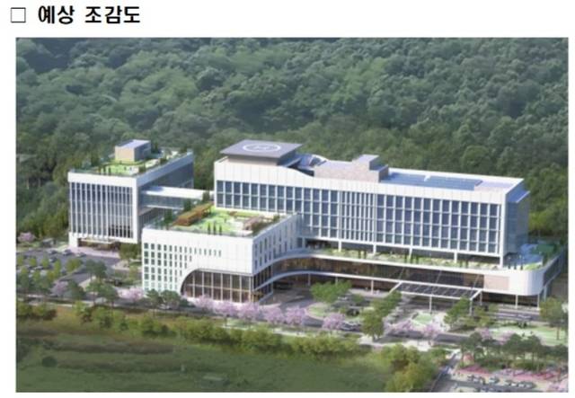 아산경찰병원 조감도. 경찰청 제공