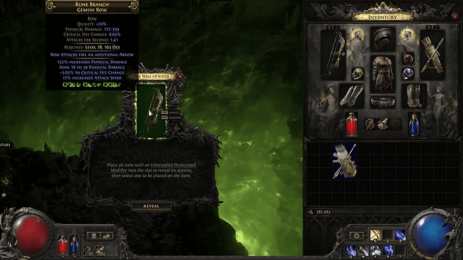 - POE1의 배신처럼 특정 장비의 숨겨진 옵션을 해금할 수도 있다&nbsp;