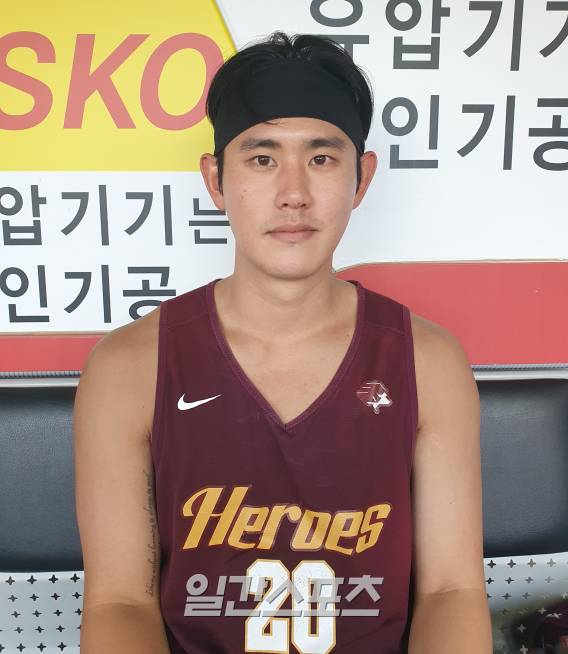 최근 마무리 투수로 보직을 바꾼 키움 오른손 투수 조영건. 광주=배중현 기자&nbsp;