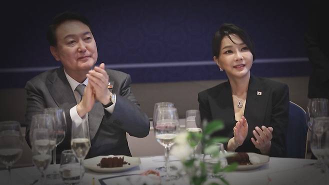 윤석열 전 대통령과 김건희 여사 자료사진