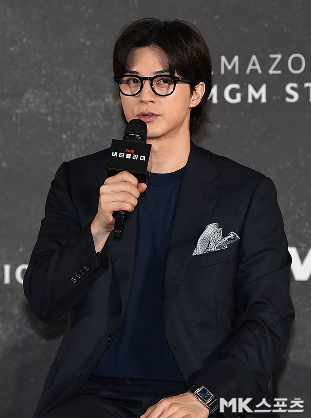 ‘버터플라이’ 김지훈이 영어 대사를 소화한 소감을 밝혔다. 사진=천정환 기자
