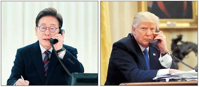 이재명 대통령과 도널드 트럼프 대통령 간 첫 한미정상회담이 다가오며 미국의 ‘안보청구서’가 가시화되고 있는 가운데 한국의 치밀한 대응전략이 필요하다는 제언이 뒤따른다. 자료사진. [연합·AP]