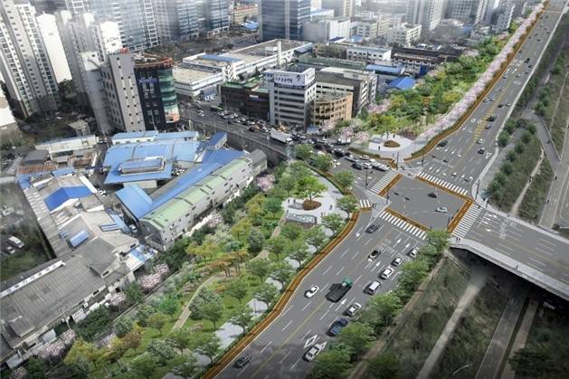 광명교 평면교차로 조감도 [서울시 제공. 재판매 및 DB 금지]