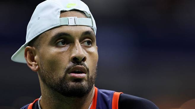 2025 US오픈에서 출전을 철회한 닉 키리오스. US오픈