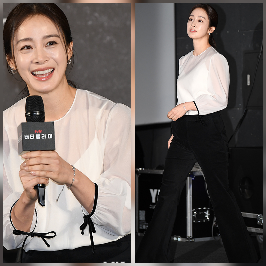 배우 김태희가 tvN을 통해 눈물과 웃음을 동시에 전하며, 데뷔 첫 미국 드라마 출연이라는 새로운 도전에 나섰다. 사진=천정환 기자