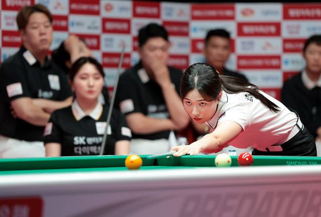 하림 여자 선수 간판 박정현. PBA