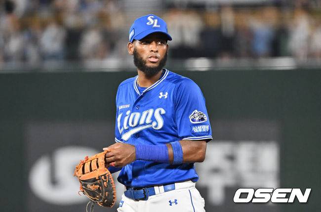 [OSEN=부산, 이석우 기자] 삼성 라이온즈 디아즈 184 2025.08.17 / foto0307@osen.co.kr