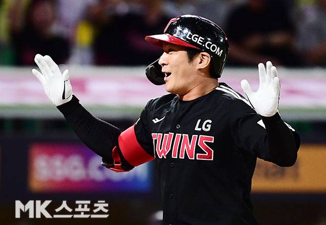 오지환은 22일 광주 KIA전에서 장타력을 과시했다. 사진=김영구 기자