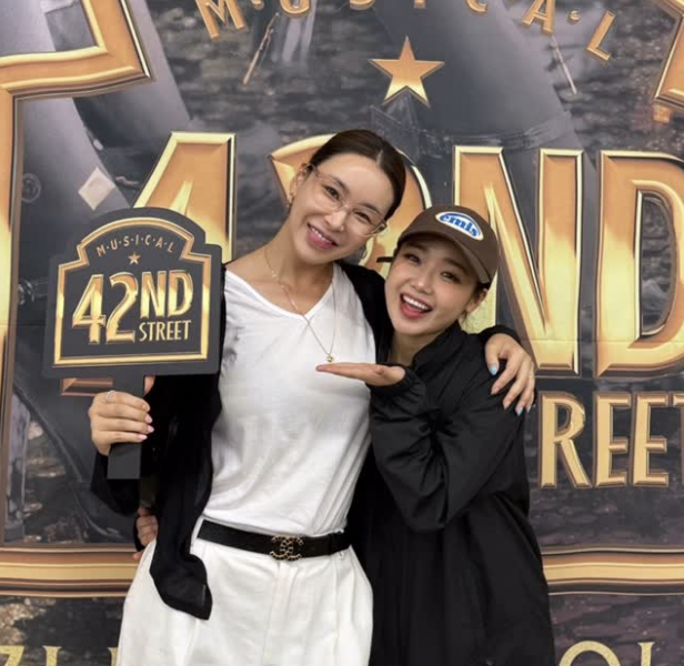 안무가 배윤정과 가수 최유정. 배윤정 인스타그램 캡처