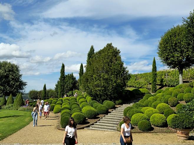 앙부아즈성 정원.