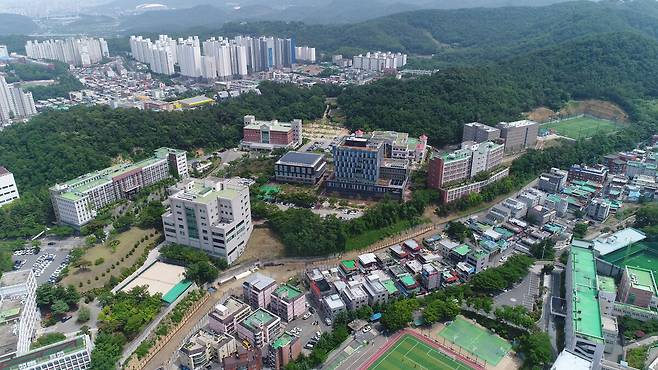 수성대학교 전경.