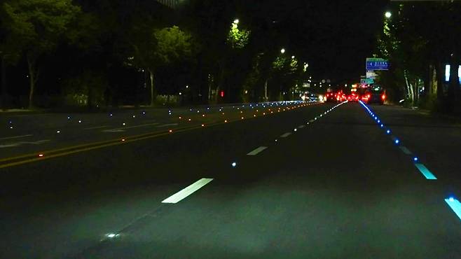 태양광 LED 표지병 시공사례