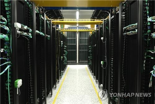 국가 AI 데이터센터 내부 서버실. 연합뉴스
