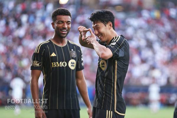 손흥민(오른쪽, LAFC). 게티이미지코리아