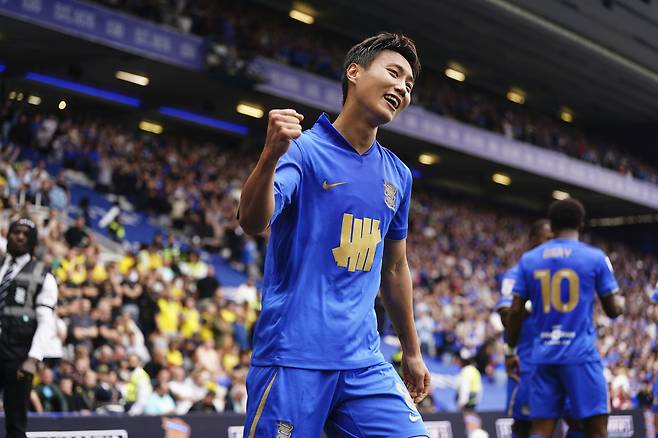 잉글랜드 챔피언십 버밍엄시티 백승호. [AP=연합뉴스]