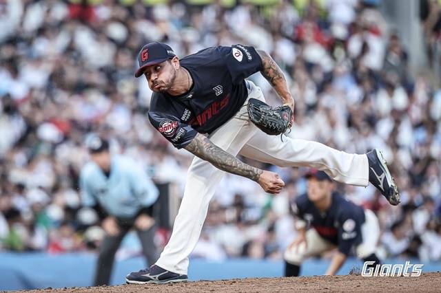 벨라스케즈는 24일 창원 NC전에서 승리를 챙겼다. 사진=롯데 제공