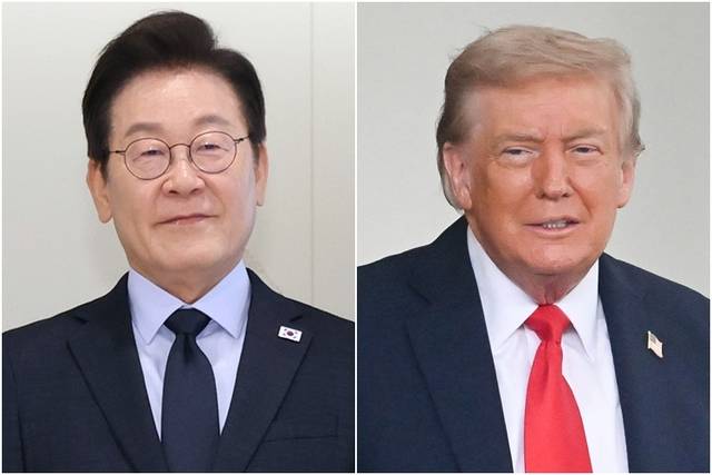 이재명 대통령과 도널드 트럼프 미국 대통령. AFP 연합뉴스