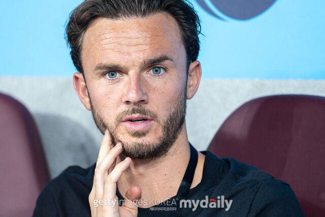 새 시즌을 앞두고 전방십자인대 파열 부상을 당한 제임스 매디슨. /게티이미지코리아